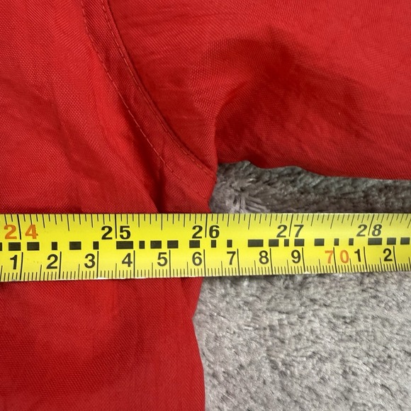 Vintage Champion Manchester Indians Pullover Windbreaker Jacket Men's L Red 90s - Picture 6 of 12